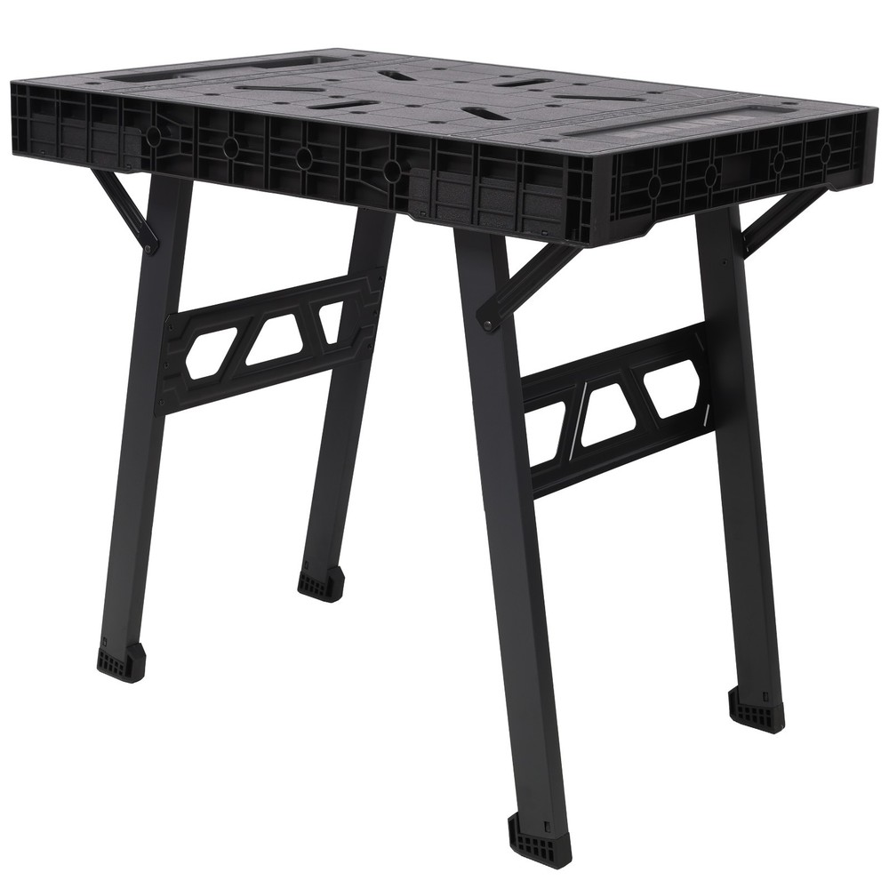 Foldable Work Bench 1650LBS Capacity Portable Garage Workshop Station
