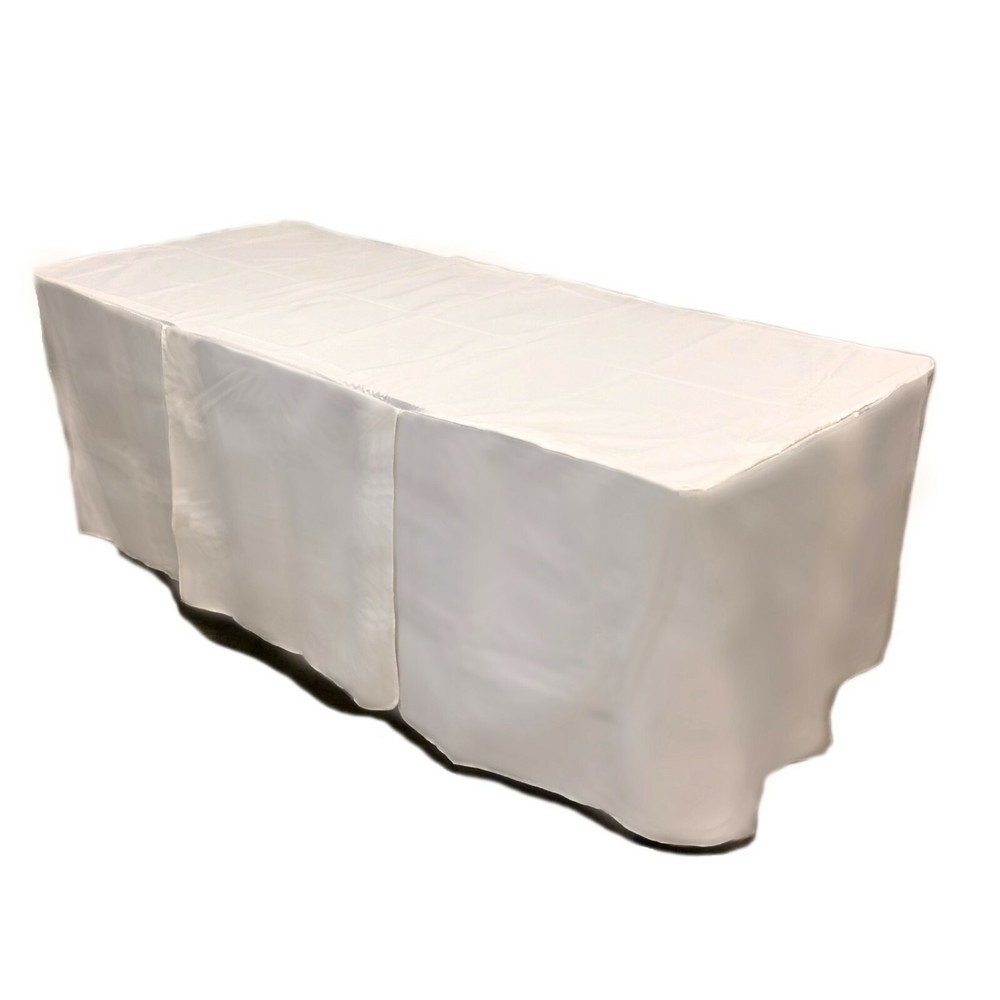 4ft Off-White Tablecloth 48"x24" Rectangular Table Wedding Banquet Tradeshow