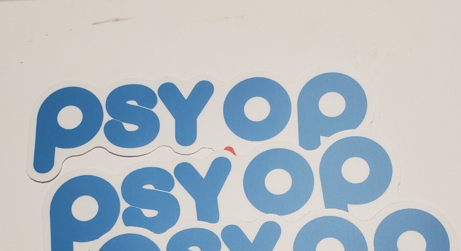 Psychological Operations PSYOPS STICKER