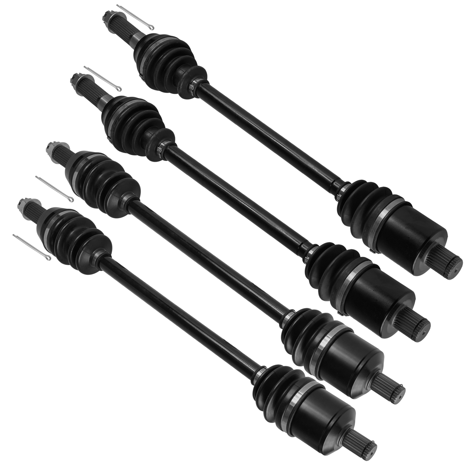 Front Rear Left Right CV Joint Axles for Polaris Ranger XP 900 All 2013-2017