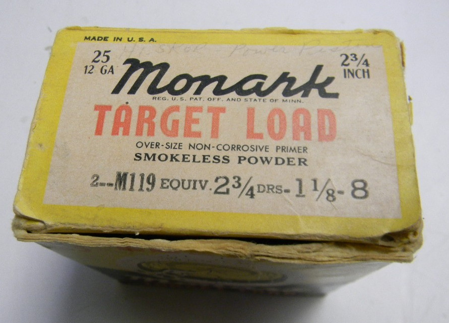 Federal Monark Target Load 12 ga. Shotgun Shell Box - Empty