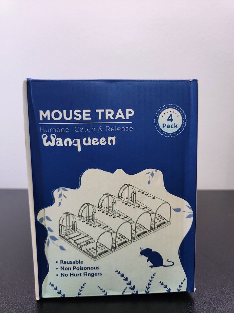 Humane Mouse Traps No Kill, Release Mouse Trap Reusable Mice Trap Live Catch