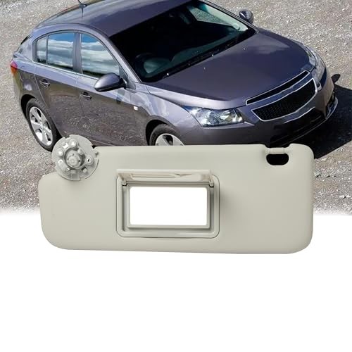 Driver Left Side Sun Visor Without Light Compatible with Chevy Cruze LEFT SIDE