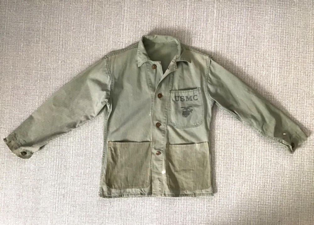 US WW2 USMC MARINES M1941 UTILITY SHIRT