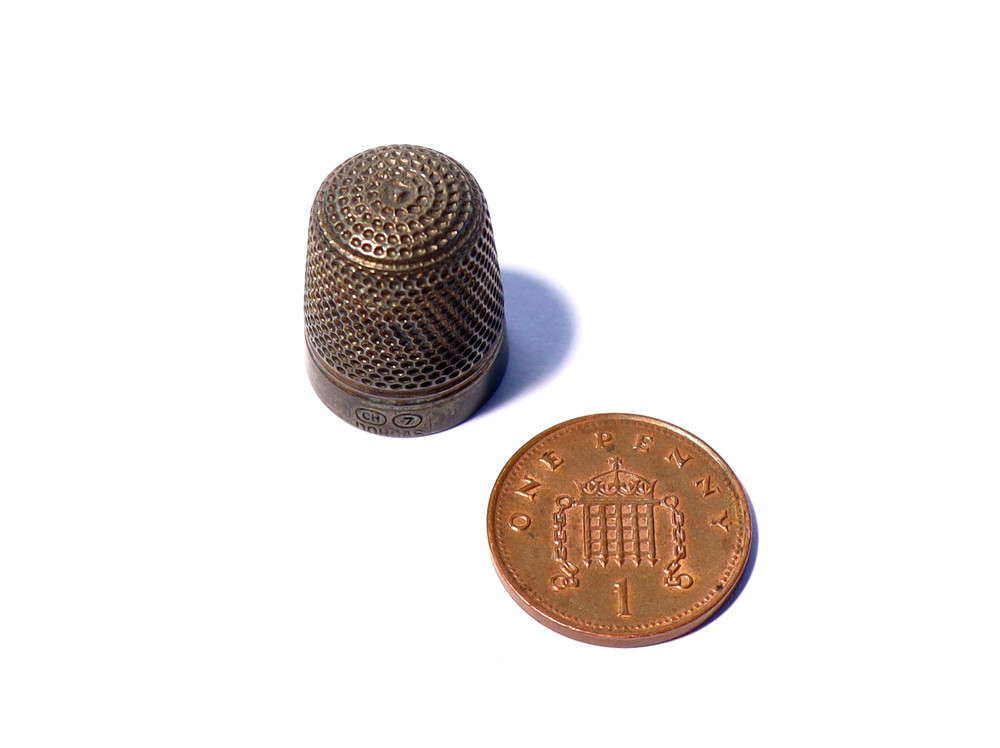 THIMBLE  Charles Horner DORCAS Size 7 Silver  #TH1