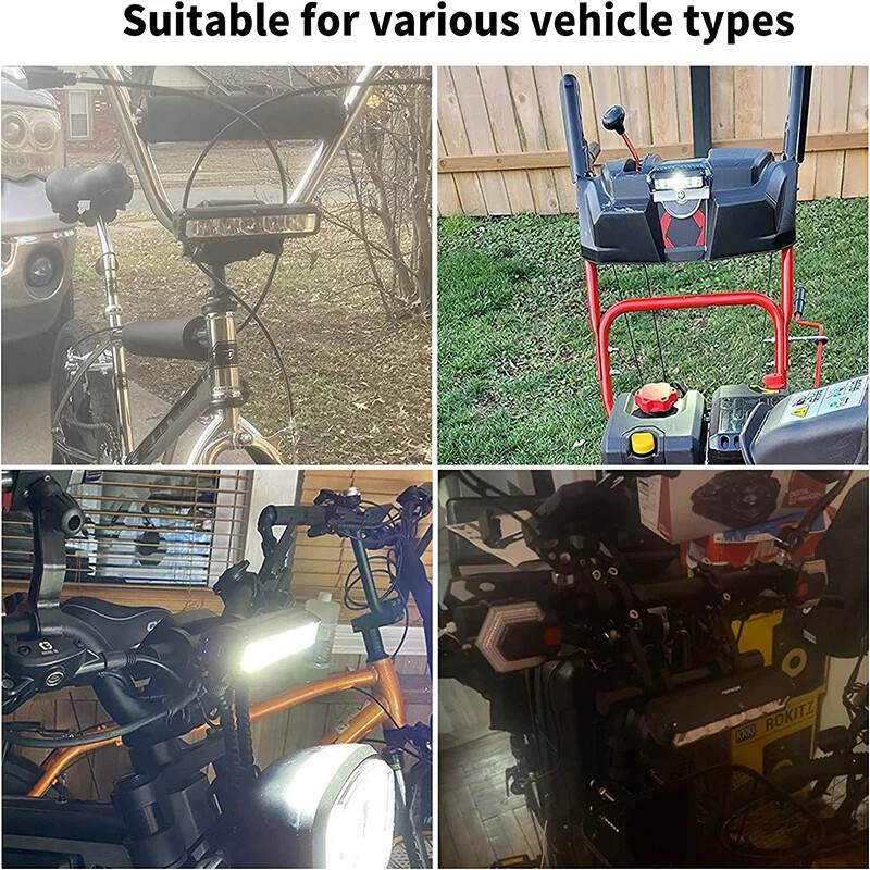 Waterproof 3LED Bike Light USB Rechargeable Super Bright Bicycle Front Headlight