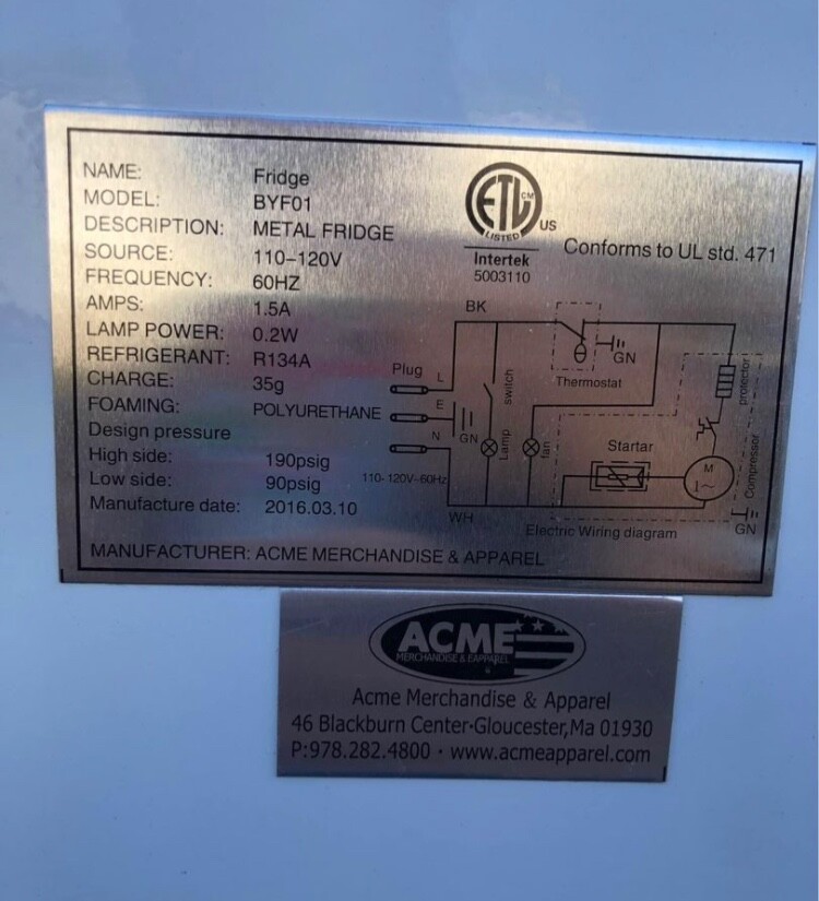 Coors Light Mountain Mini Fridge