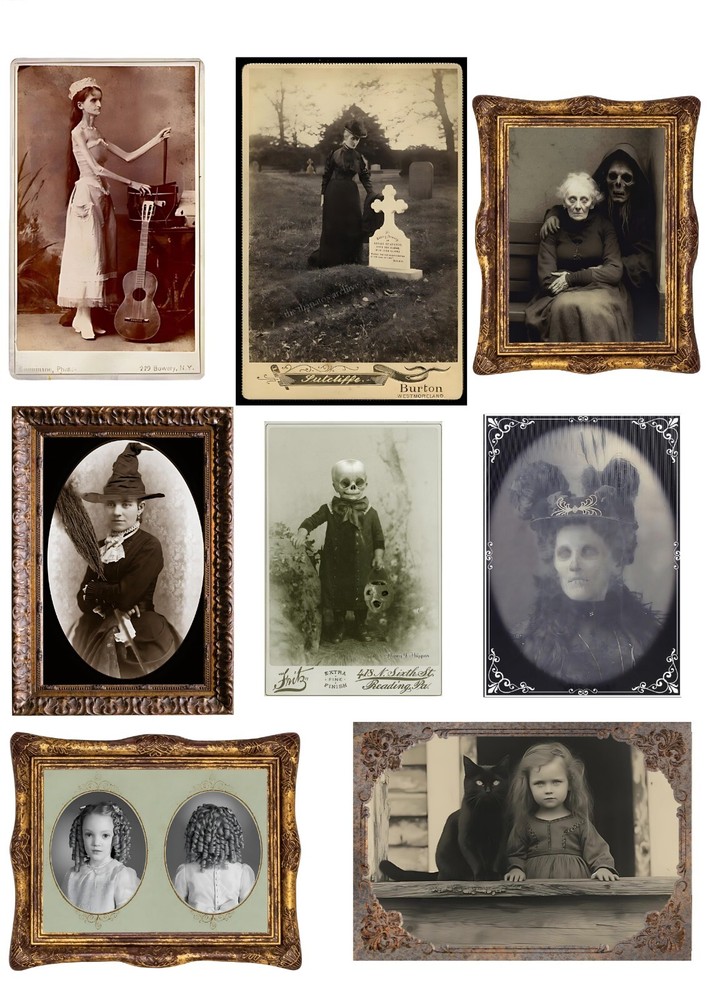 Creepy Scary Prints PICK A SET