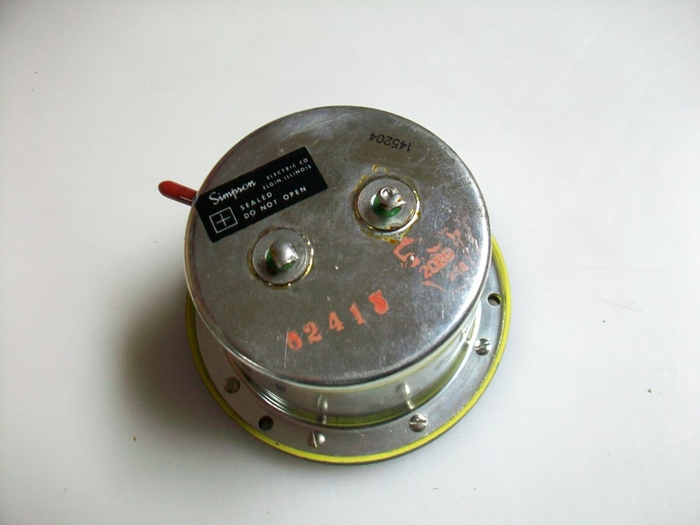 SIMPSON 3 1/2" PANEL METER - ABSOLUTE ATMOSPHERE