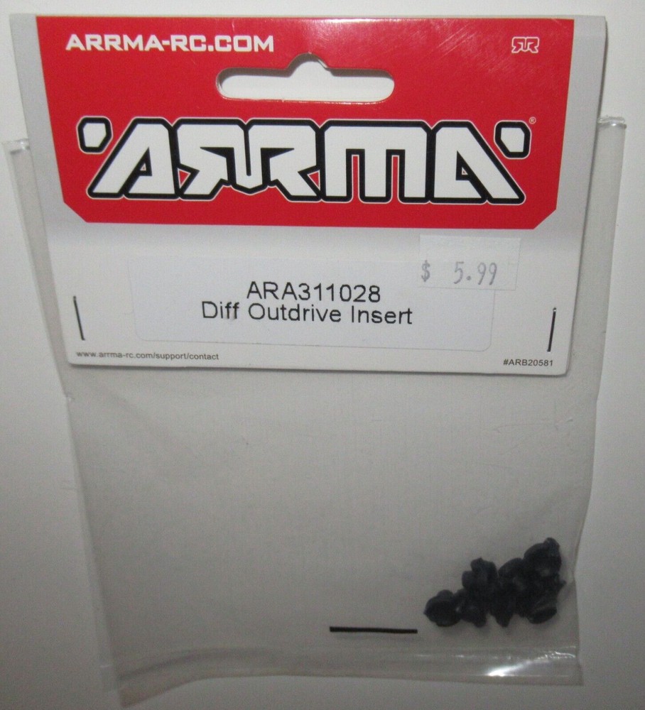 ARRMA Diff Outdrive Insert (8 pcs) #ARA311028 NIP