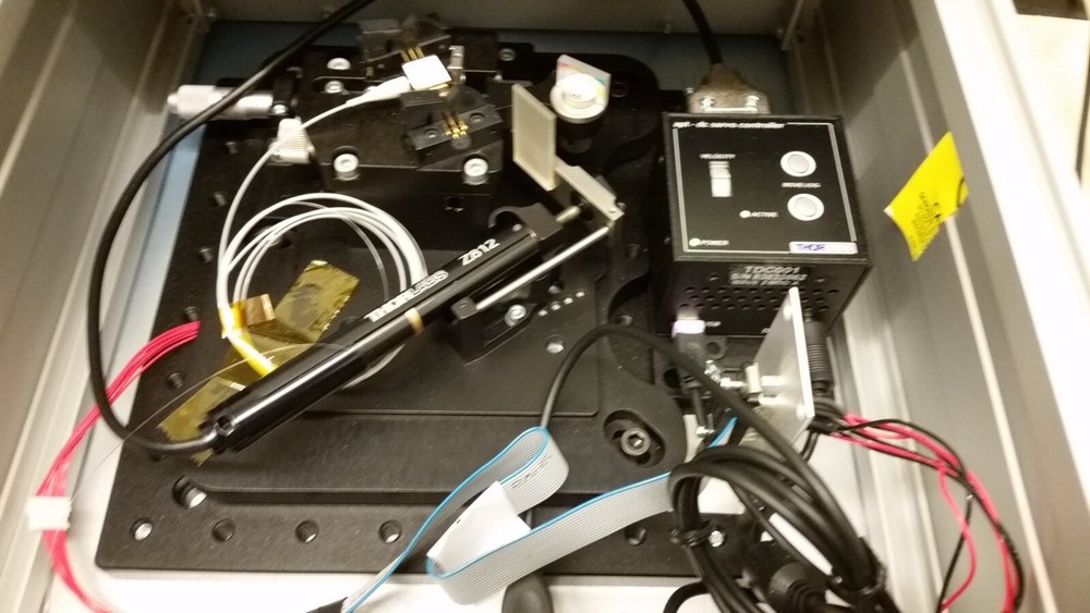 Turn-key, Complete Tunable NIR Single-Mode Laser System with ITC4001 controller.