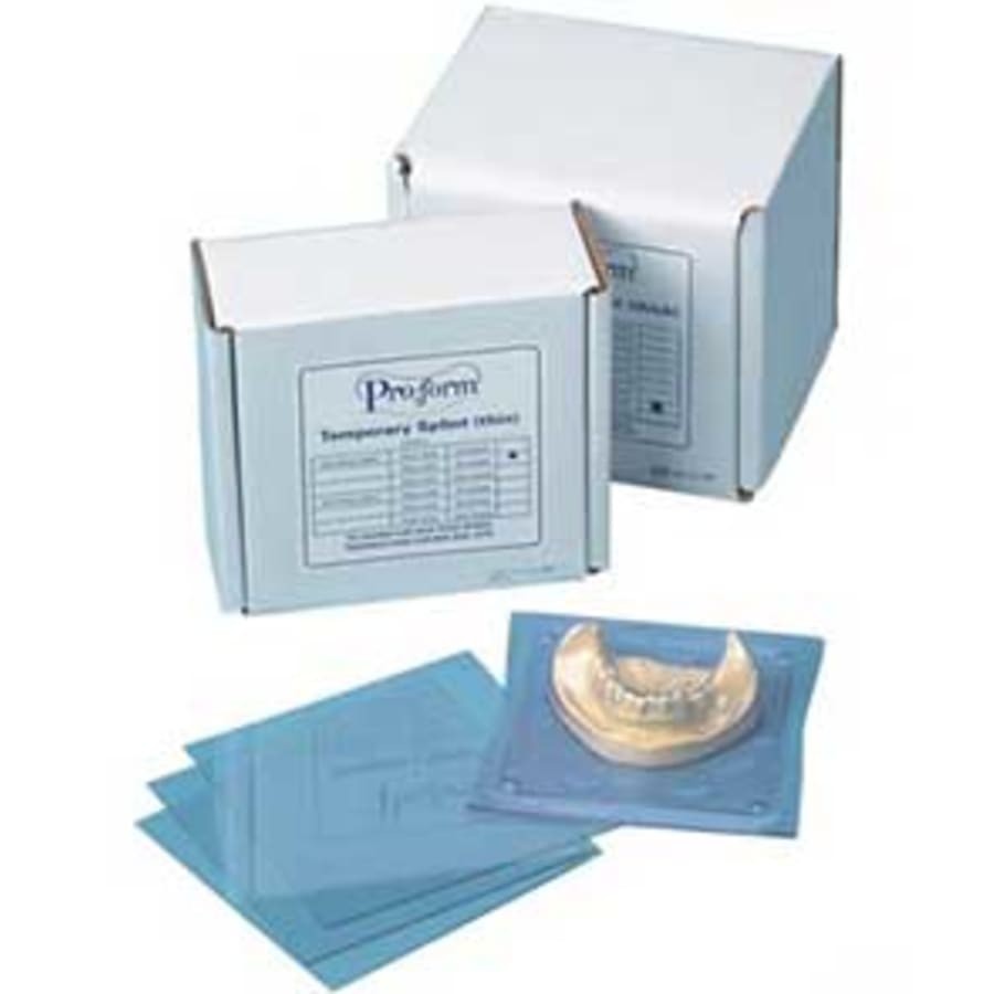 Clear Dental Splint Material .020-.100 Thickness Multiple Packs Shapes