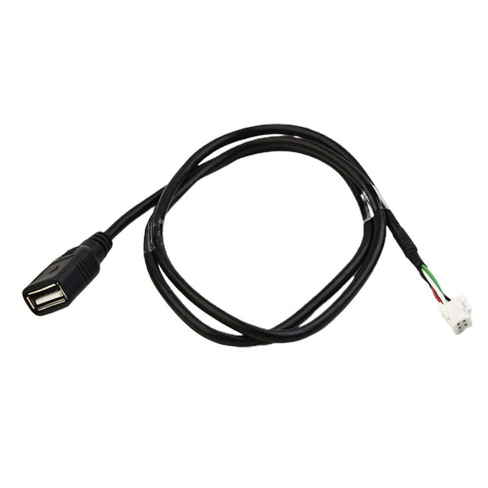 2pcs Car USB Cable Adapter 4Pin & 6Pin Accessories Connector For Android