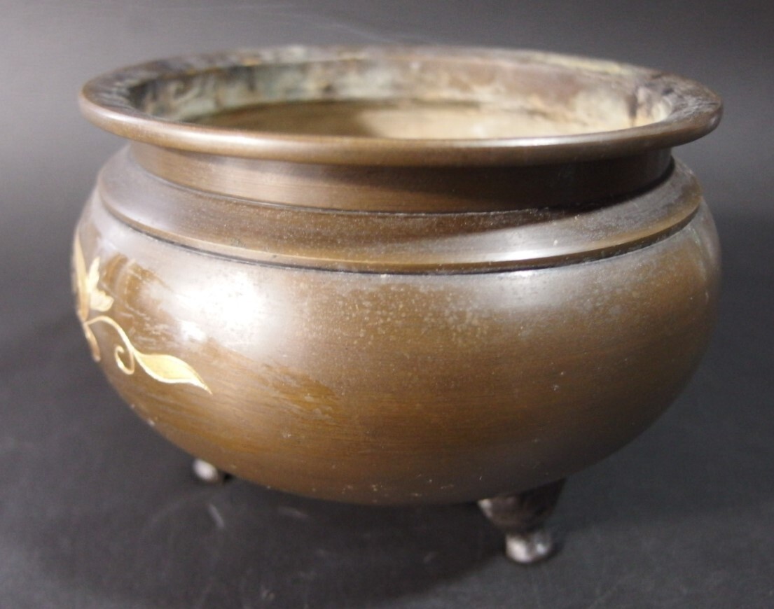 ib2402 JAPANESE BUDDHIST INCENSE BURNER INCENSE STICK STAND for BUDDHIST ALTAR