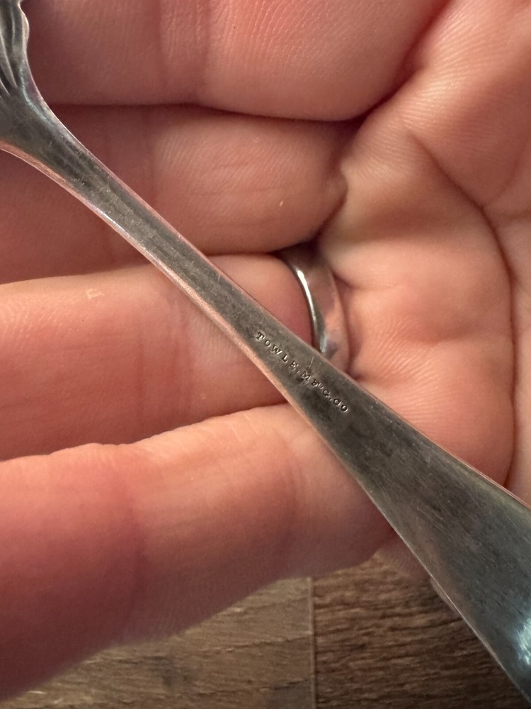 Towle MFG Co Sugar Spoon Silverplated Windsor Pattern