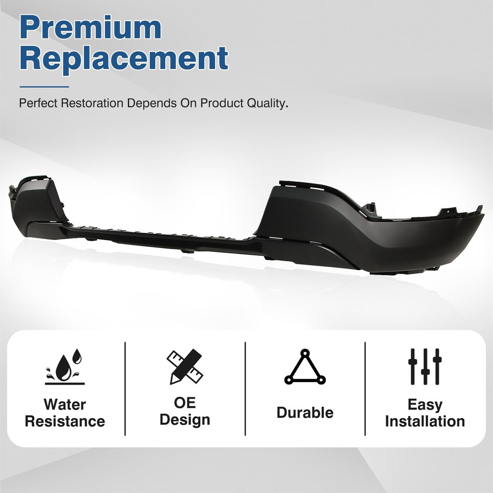 Black Front Bumper Plastic For 2016 EXPLORER LOWER FO1095261