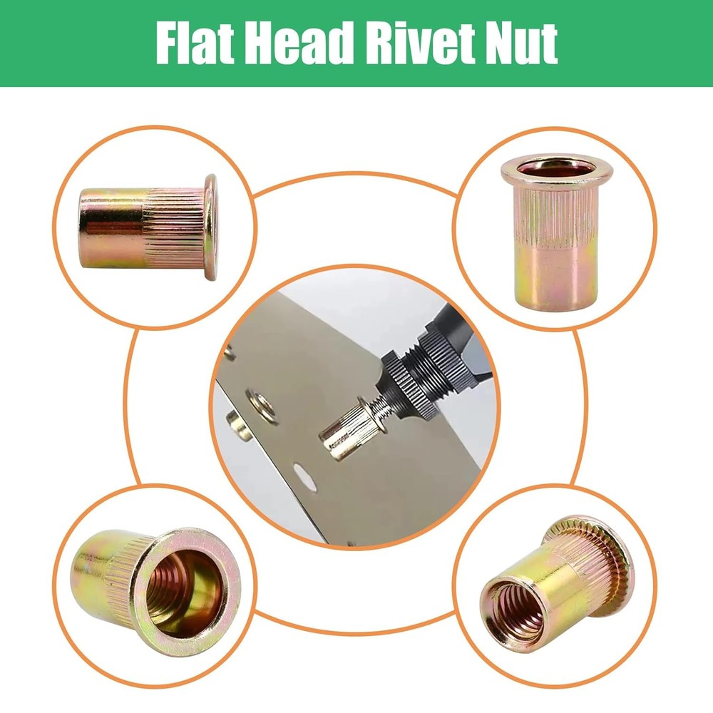 Carbon Steel Rivet Nut Threaded Insert