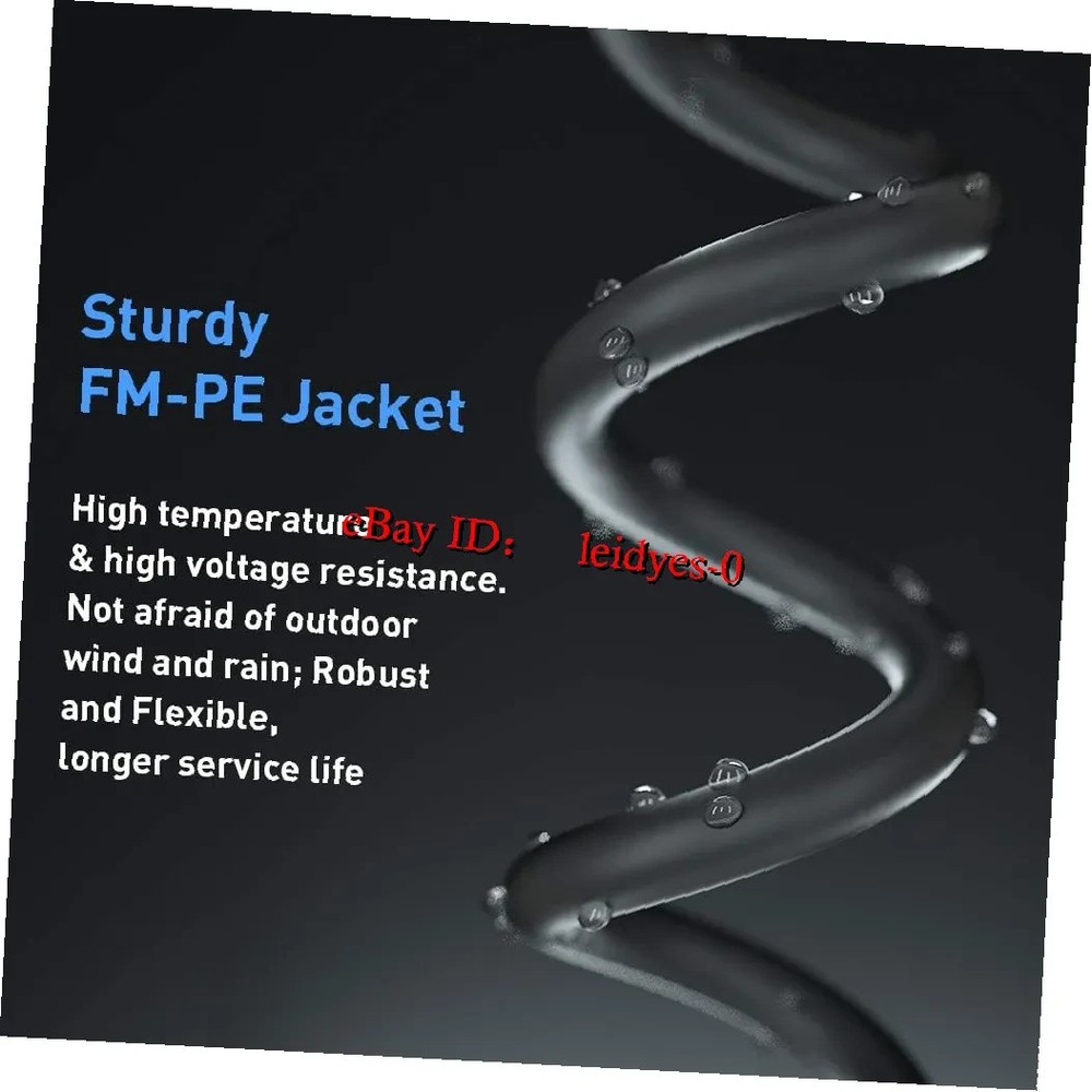 CAT 8 ETHERNET CABLE 1.5FT HIGH SPEED SHIELDED LAN NETWORK PATCH CORD INDOOR