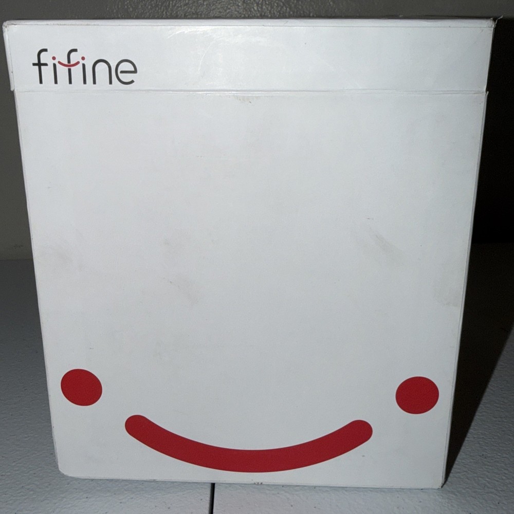 FIFINE USB Podcast Microphone, Black (K678)