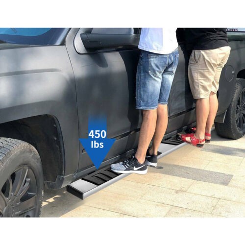 Running Boards for 2019-2026 Ram 1500 Crew Cab 6" Rectangular ABS Side Step Bars