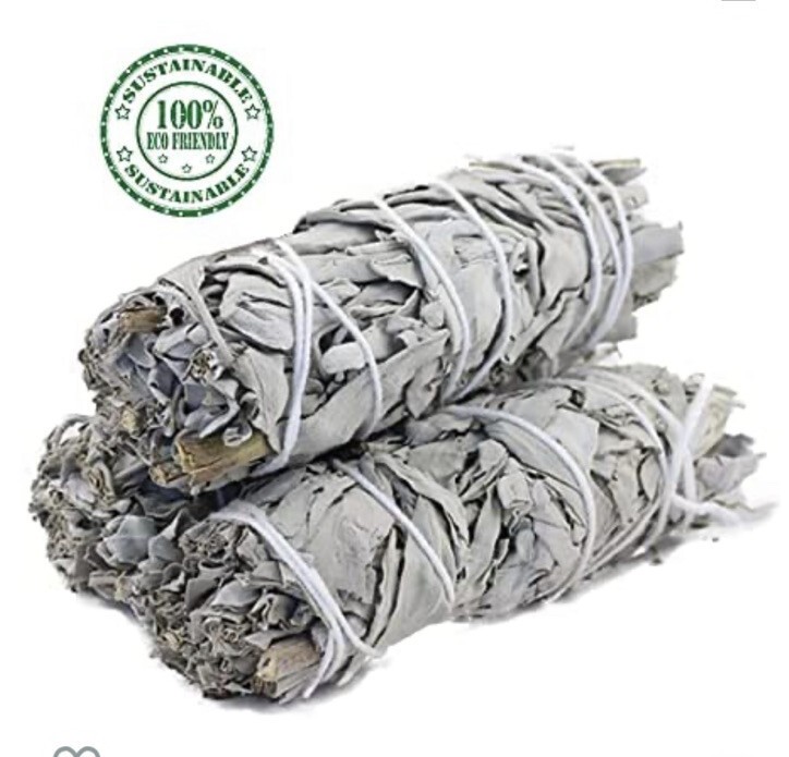 White Sage Smudge Sticks/Wand 4- 5" Wholesale Bulk 1 to 100 big bundles