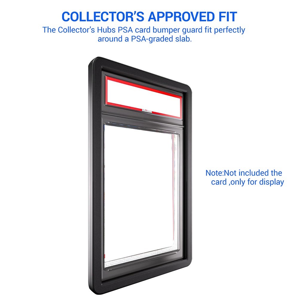 6Pcs/Set Silicone Bumper Guard Slab Protector Frame For PSA Graded Trading Cards