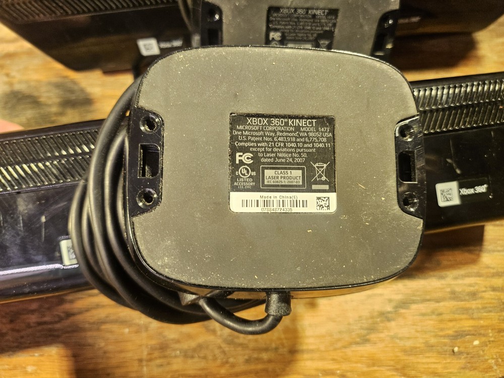 Lot Of (2) Microsoft XBox 360 Kinect (Untested)