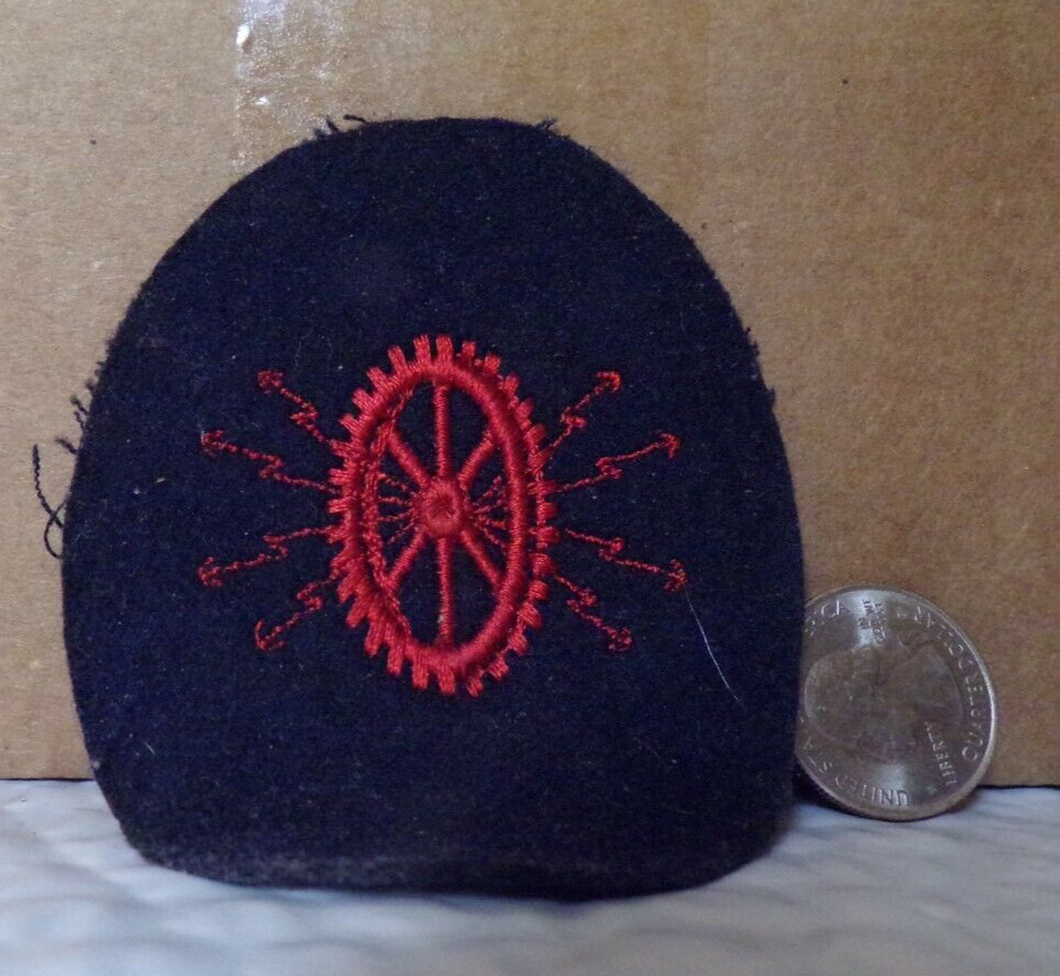 WW2 KRIEGSMARINE TECHINCAL ELECTRICAL COURSE PATCH. NO GLOW ORIGINAL.