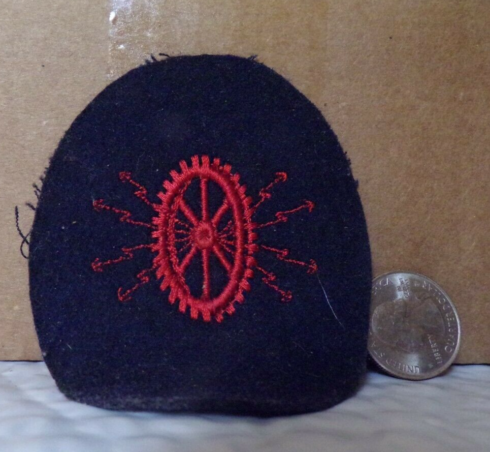 WW2 KRIEGSMARINE TECHINCAL ELECTRICAL COURSE PATCH. NO GLOW ORIGINAL.