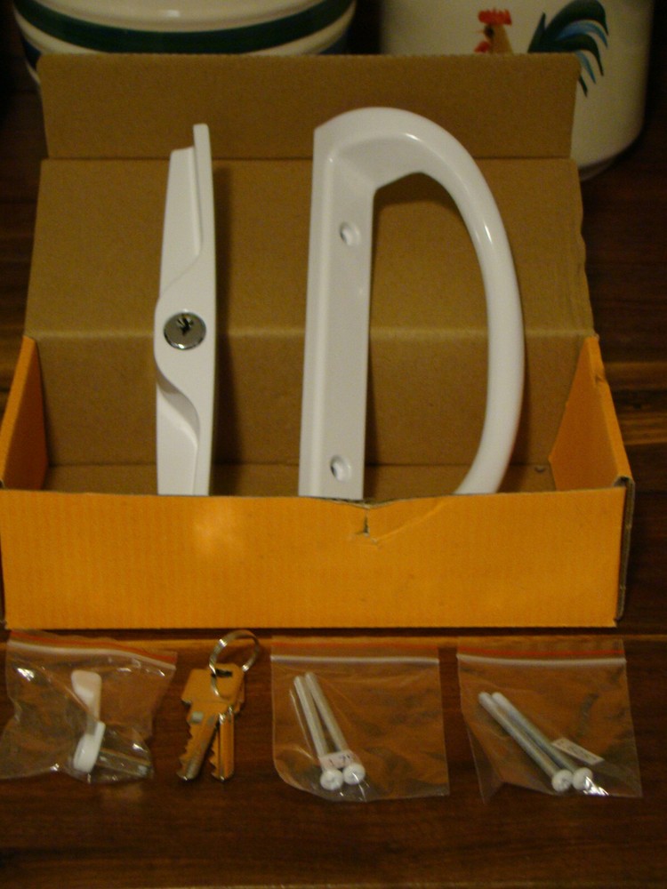 Patio Door Handle Set - PD1530WHITE
