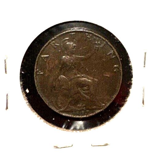 Great Britain 1897 farthing KM 788.1 XF