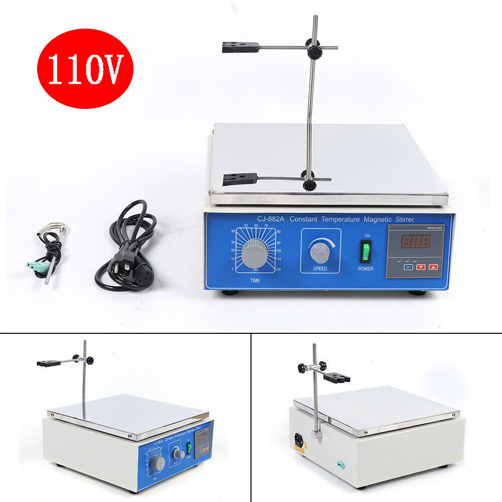 Digital Magnetic Stirrer Mixer With Heating, 10L Temperature Control