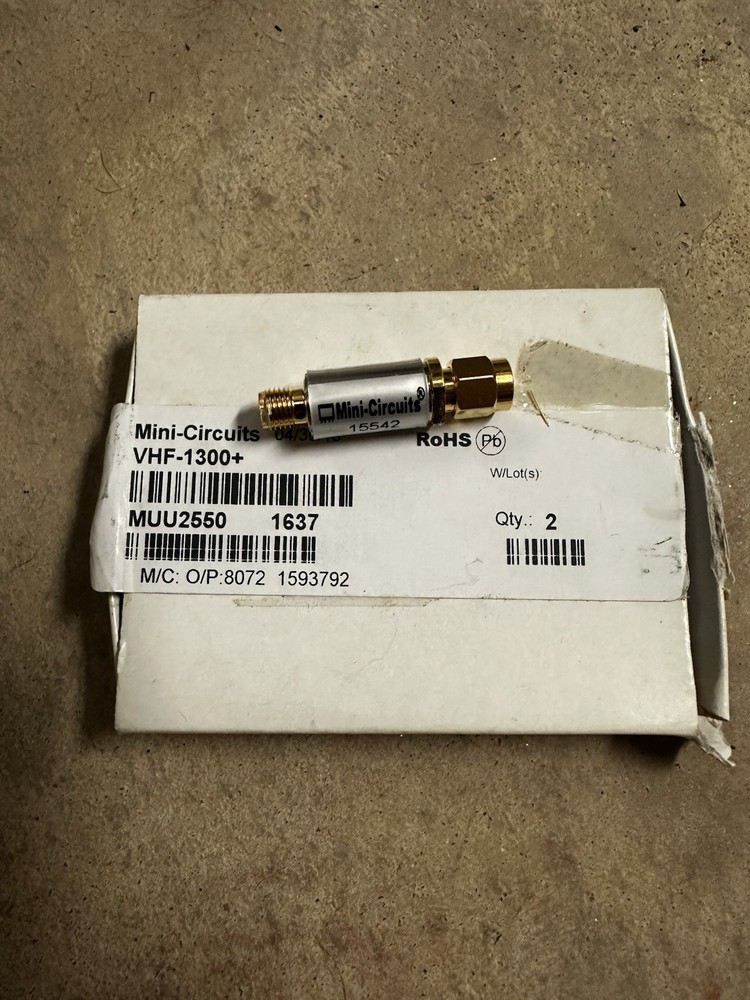 MiniCircuits High Pass Filter, 1510-4000MHz 2pc