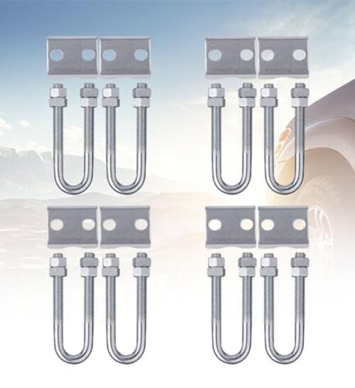 8 Pack Adjustable Coil Spring Lowering-Leveling Clamp Kit -Coil Spring