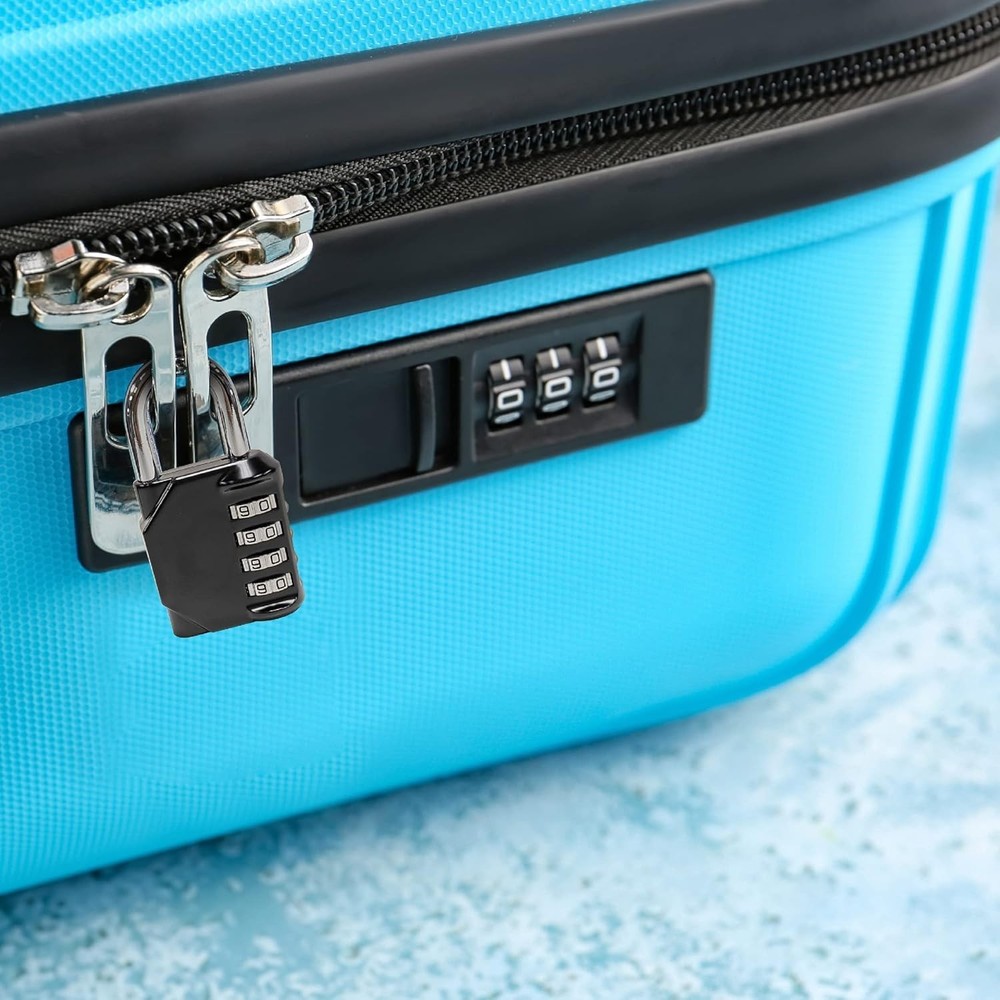 Waterproof 4-Digit Combination Lock - Customizable, Keyless Security for Travel