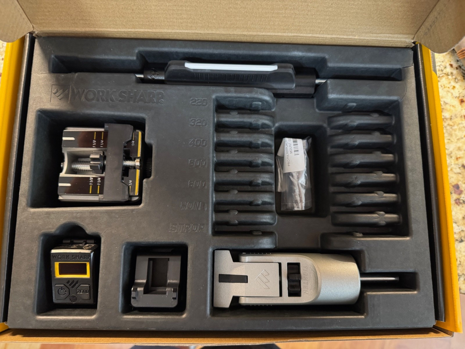 Work Sharp Professional Precision Adjust Knife Sharpener.