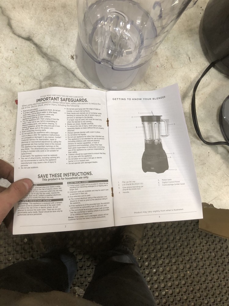 Black & Decker quiet blender