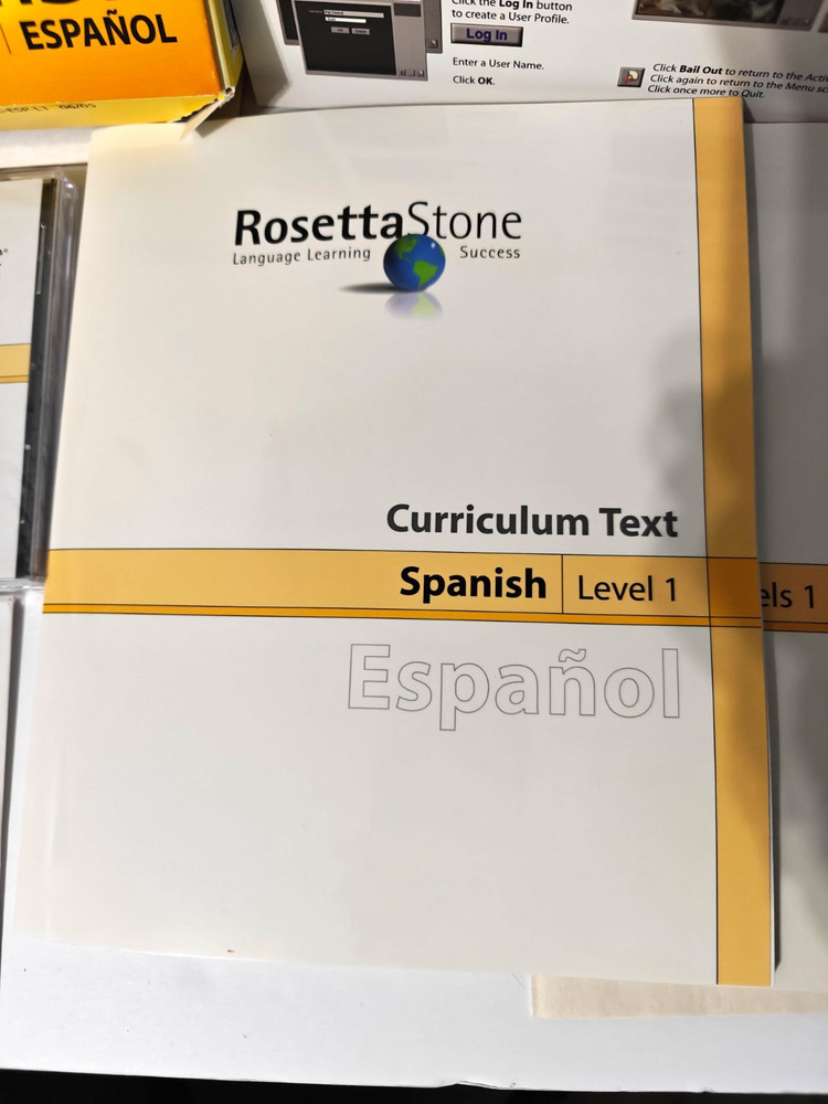 Rosetta Stone Latin American Spanish Level 1 Set Language Learning Personal Ed.