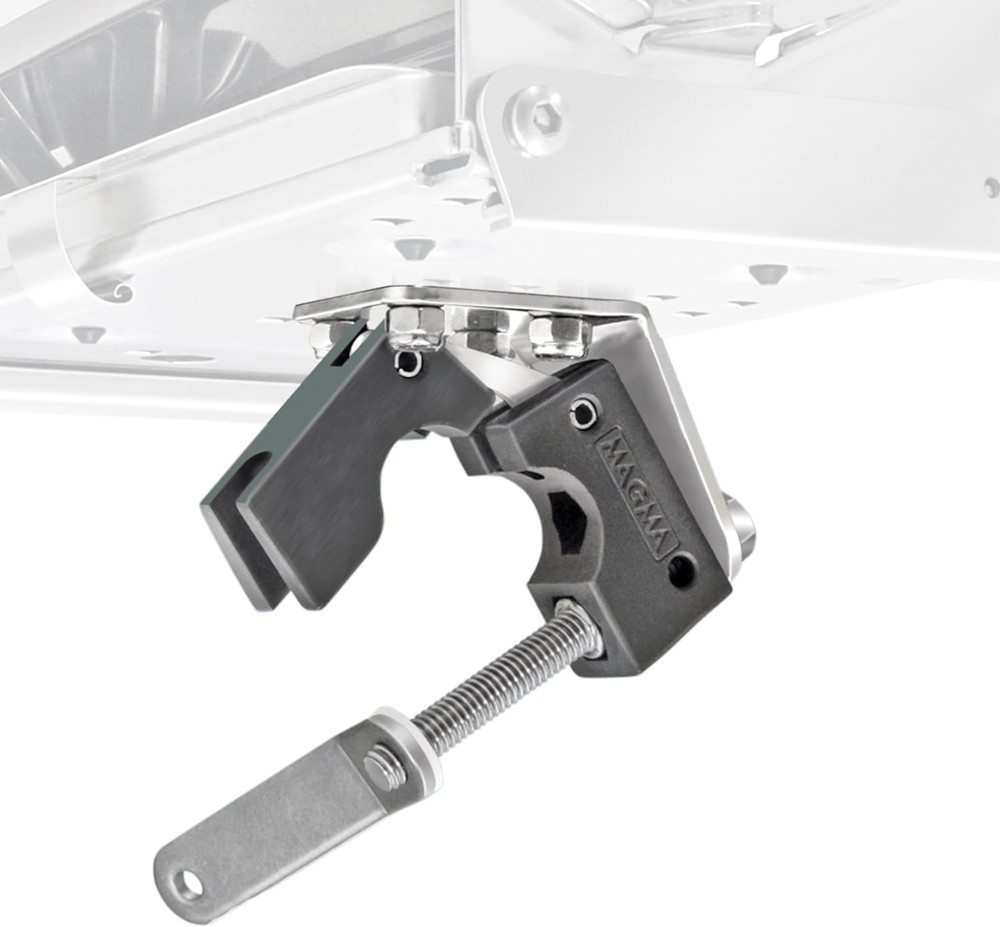 T10-380 Single Mount for Rectangular Grill and Fillet Table round Rail Mount |