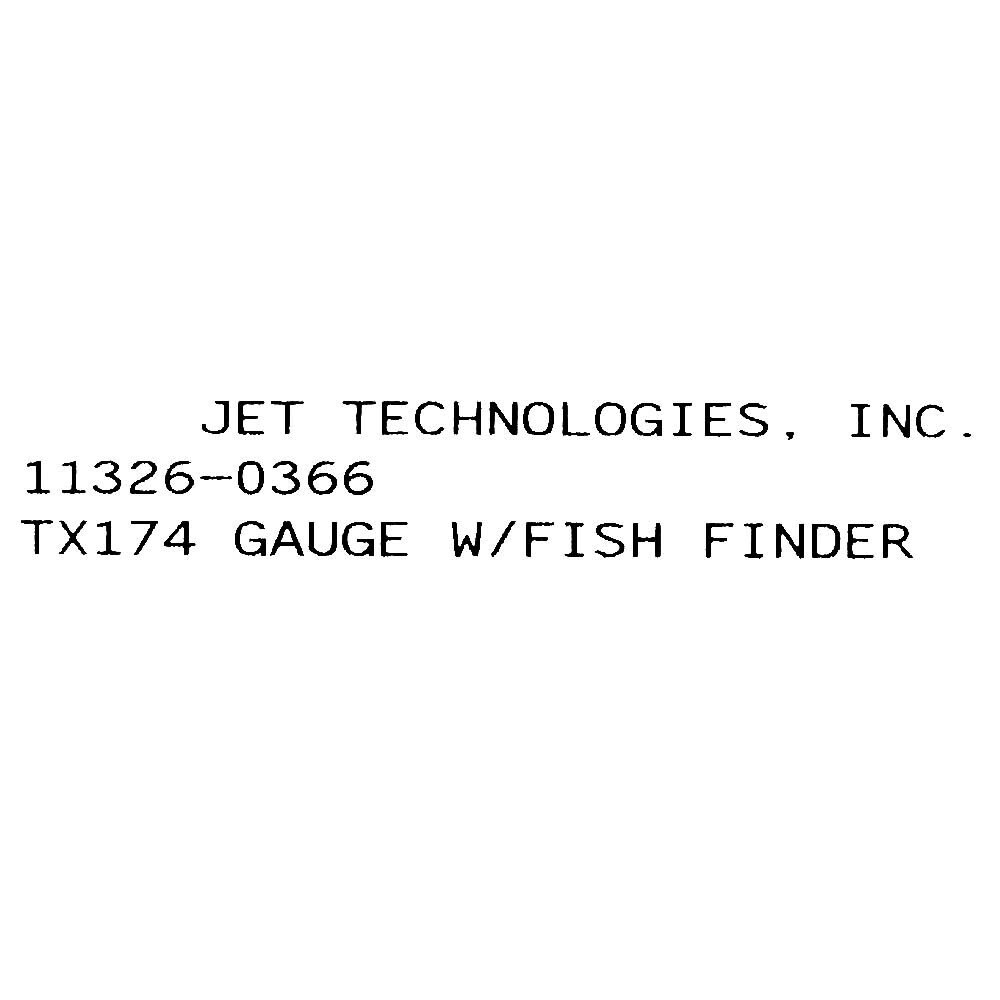 Jet Technologies Boat Blank Gauge Panel 11326-0366 | Gray Plastic