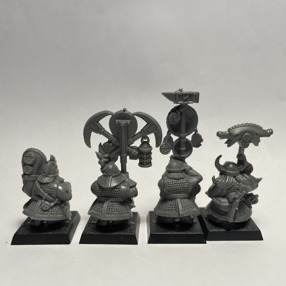 4 x Bundle Games Workshop Warhammer Dwarves Dwarf Miner Battle For Skull Pass
