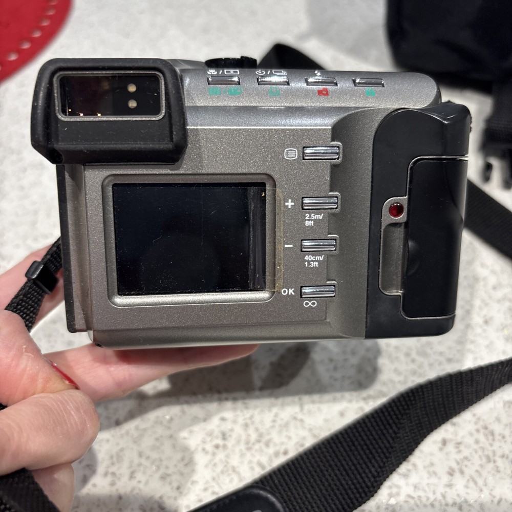 Olympus Digital Camera Camedia C-1400XL 1.4MP Silver Tested