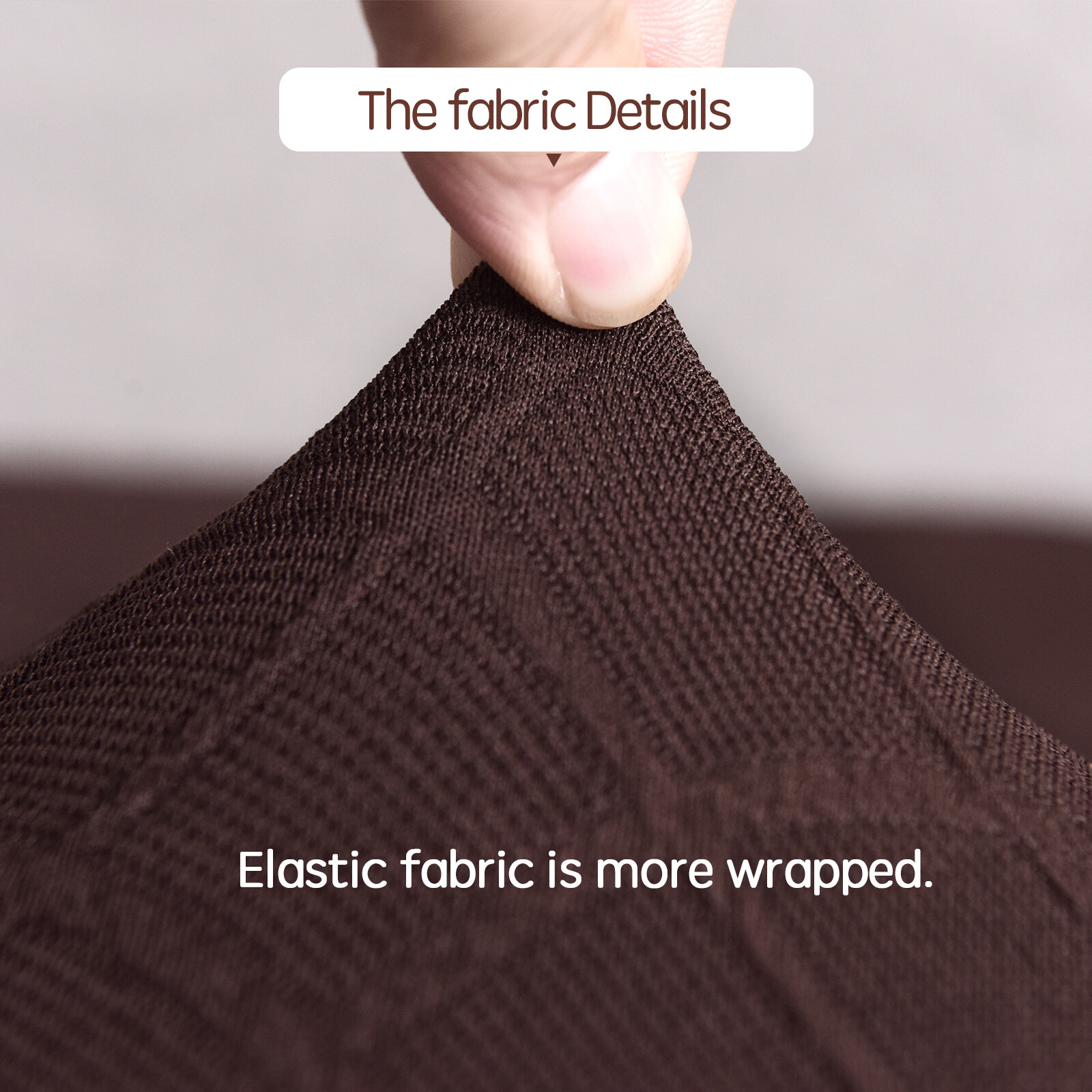 Jacquard Stretch Individual Sofa Cushion Covers Couch Seat Slipcover Removable