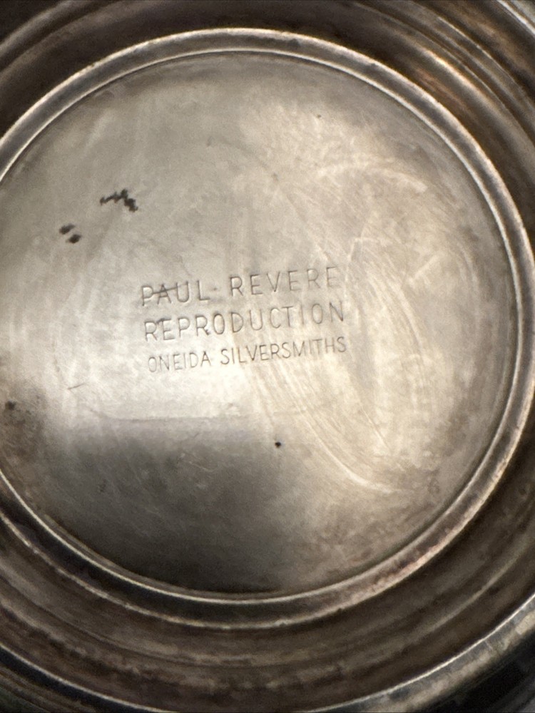 Paul Revere Silver Candy Dish, Oneida Silversmiths