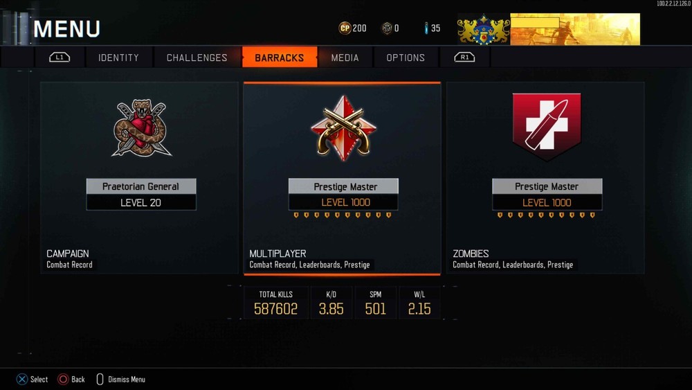 CHEAP GODMODE BLACK OPS 3/BO3 LEVEL 1000 MULTIPLAYER + ZOMBIES | PS4/PS5