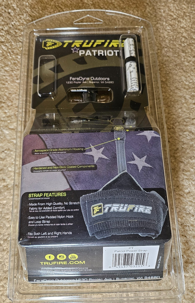 Tru-Fire Patriot Release Power Strap - Black