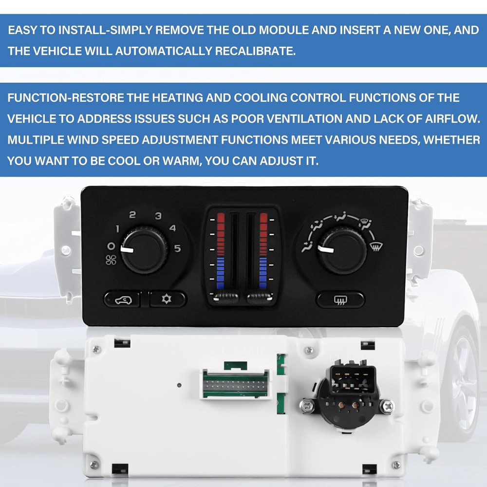 A/C Heater Control Switch Panel Switch 599-210XD For Chevrolet Silverado 2500