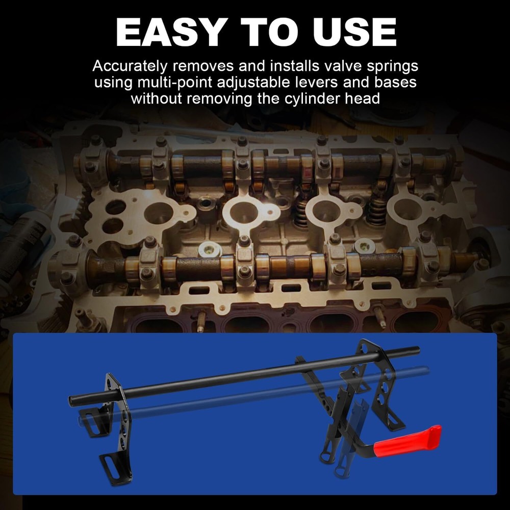Car Engine Overhead Valve Spring Remover Installer OHV OHC Compressor Tools Kit