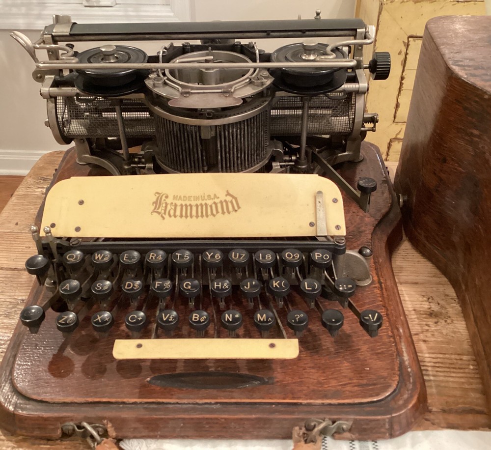 Rare Antique Hammond Typewriter