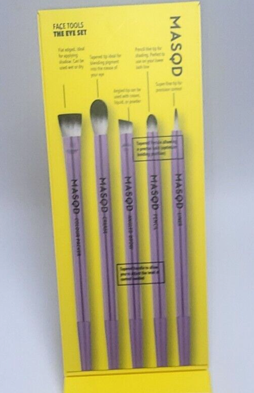 MASQD Face Tools The Eye Set - 5pc Set - SEALED AS SHOWN
